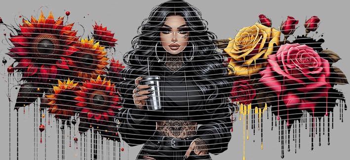 16oz Sunflower Girl-SU-249